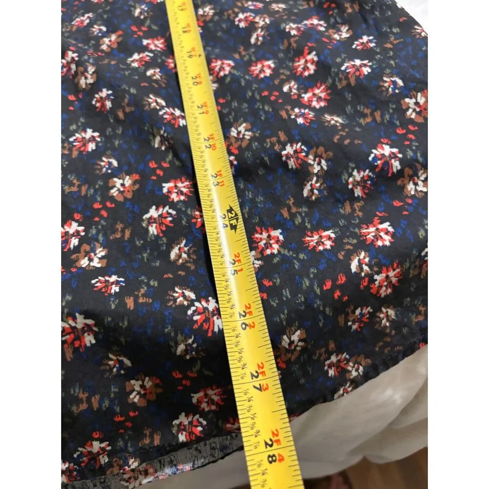 Levi’s Floral Button Up Shirt Men L Cotton Short Sleeve Casual Pocket Top Grunge